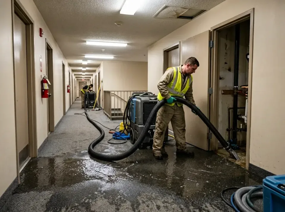 multi-unit-apartment-hallway-f-005 — frequently asked questions, Emergency Burst Pipe Water Extraction & Removal in Boalsbur…